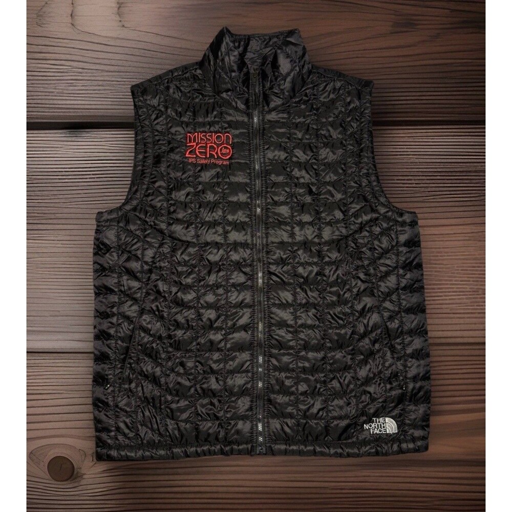 The North Face Thermoball Eco Vest Mens Large Black Quilted Puffer Size Large